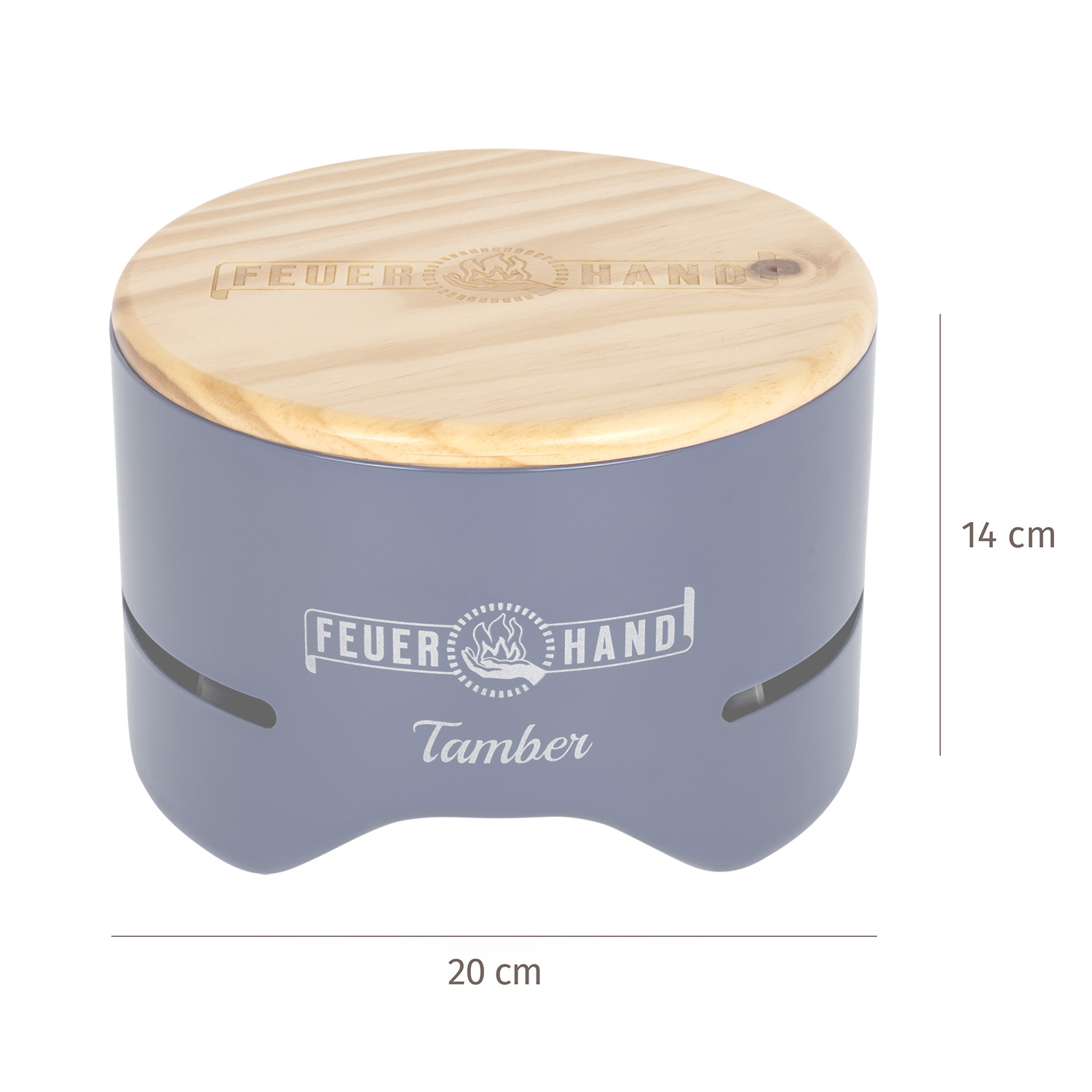 Feuerhand Tischgrill Tamber Kobaltblau Feuerhand Tischgrill Tamber Kobaltblau