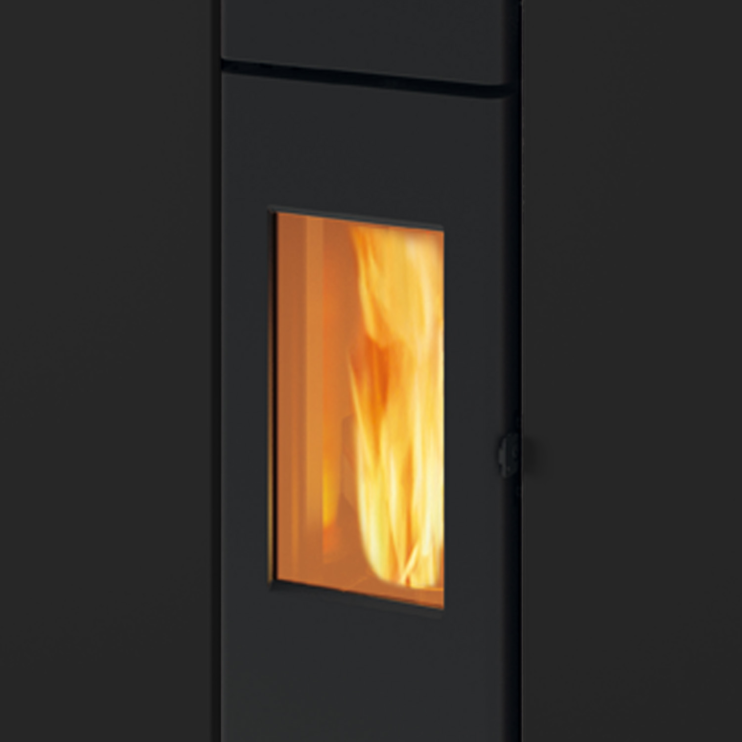 EK63 Cell 80+ Evo Pelletofen Stahl schwarz