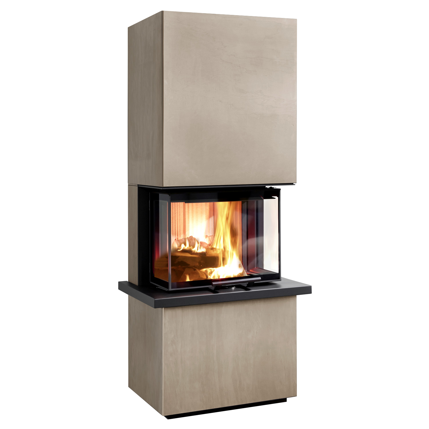 Olsberg Osorno S Topstone Kaminofen Quarzit Marrone Alba Natura