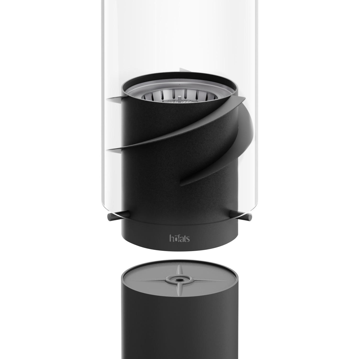 höfats SPIN 1200 Standerhöhung Schwarz