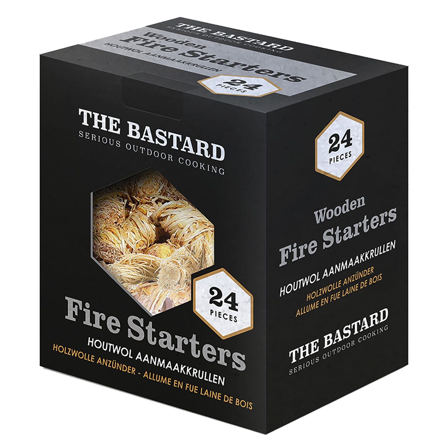 The Bastard Grillanzünder aus Holz 24-er Set The Bastard Grillanzünder aus Holz 24-er Set