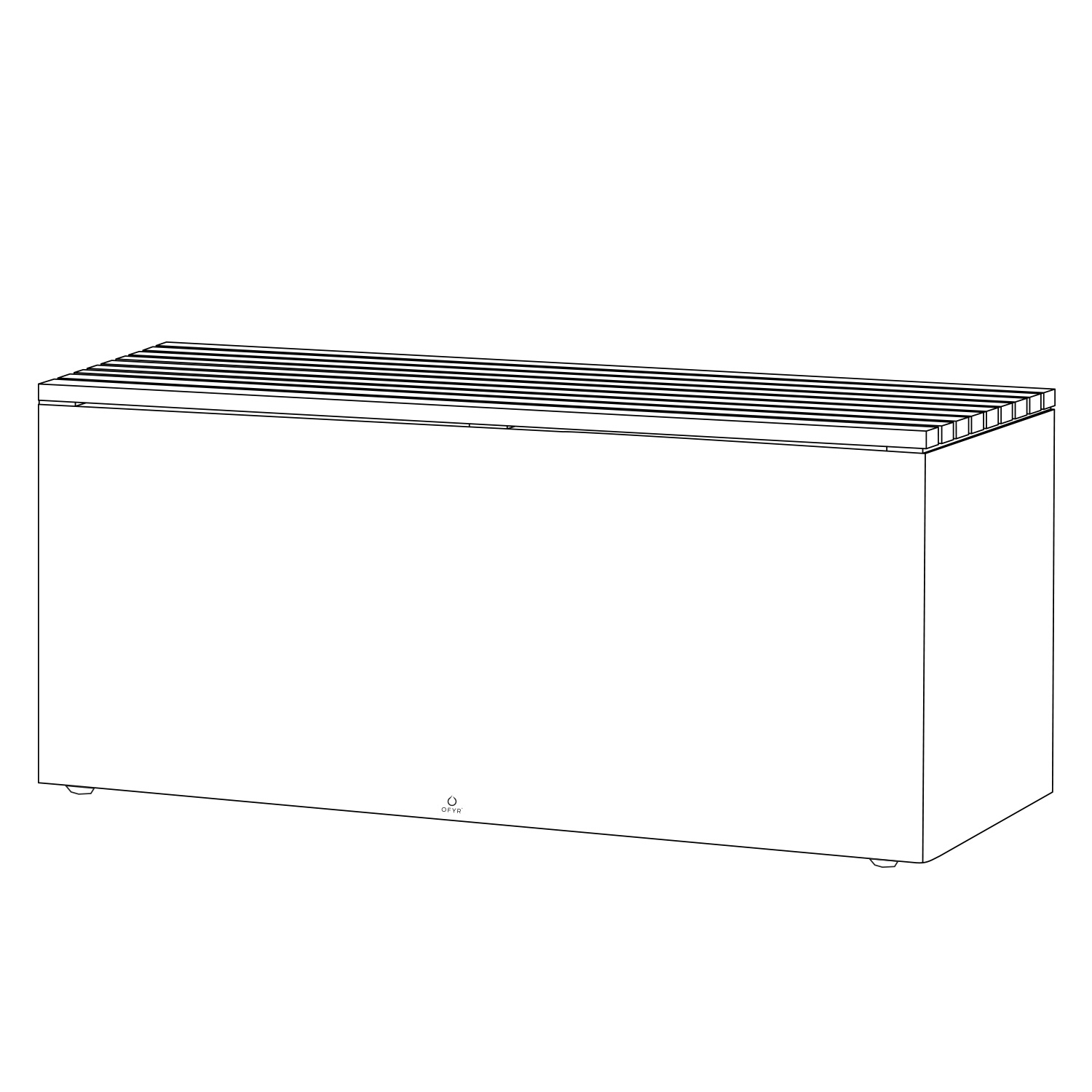 OFYR Gartenbank Black OFYR Gartenbank Black