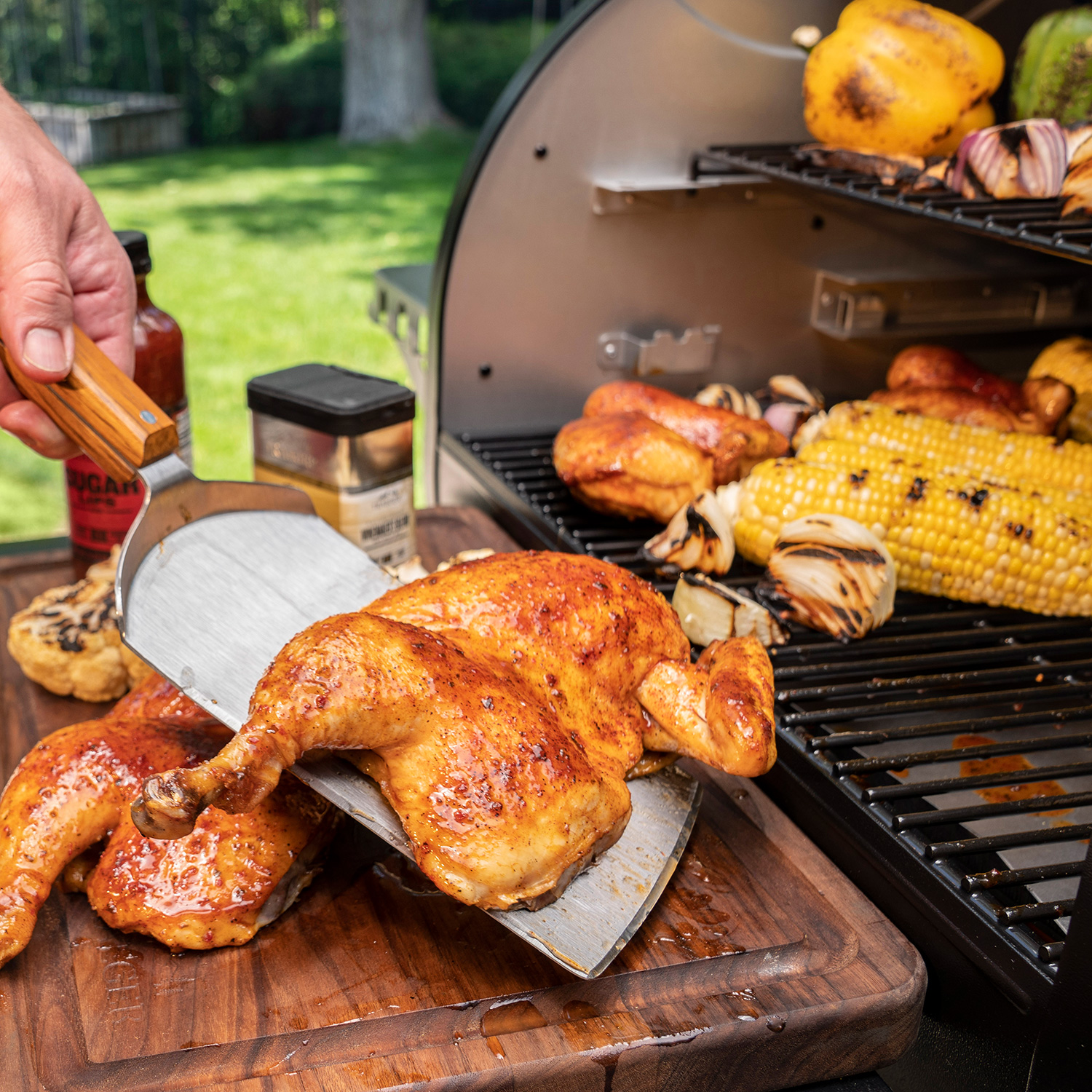 Traeger Extragroßer Fleisch- und Fischwender rechteckig Traeger Extragroßer Fleisch- und Fischwender rechteckig