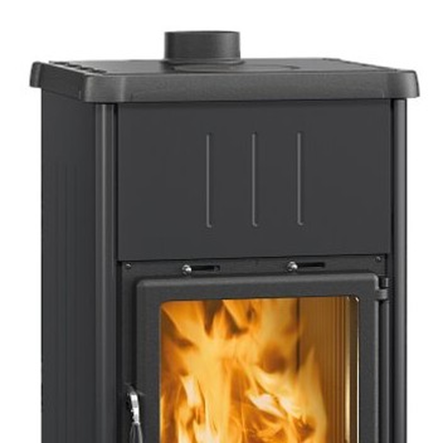 La Nordica FEDORA.16 STEEL - Anthrazit Schwarz Kaminofen