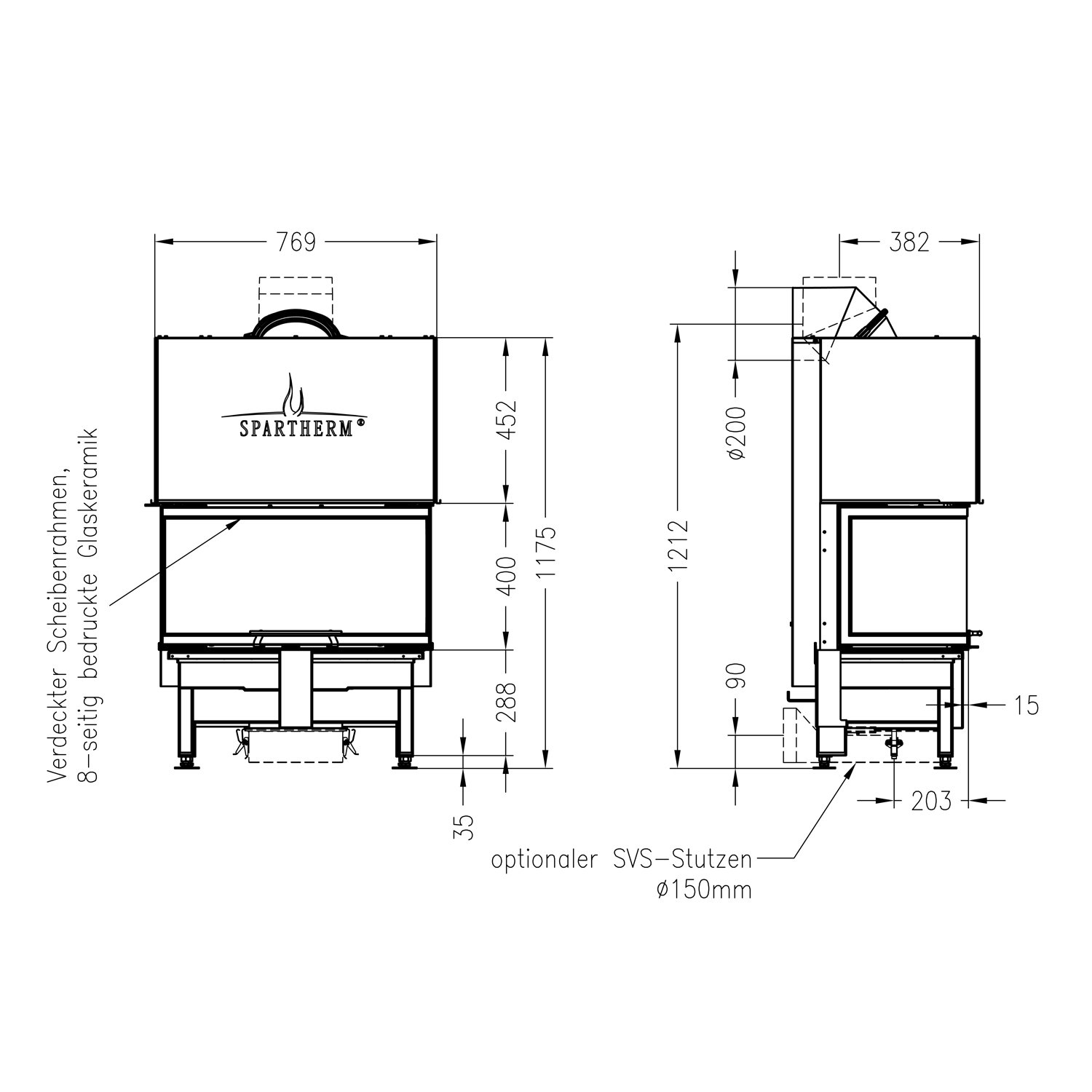 Spartherm Varia AS-3RLh-4S Kamineinsatz Spartherm Varia AS-3RLh-4S Kamineinsatz