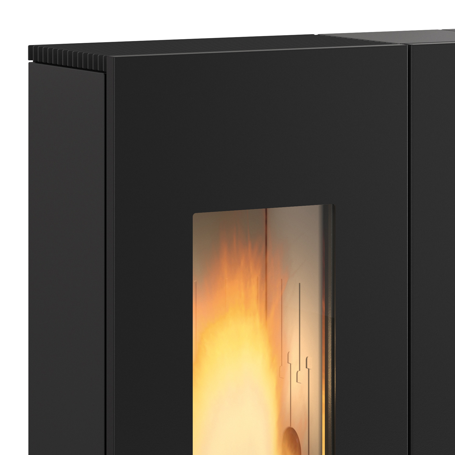 Extraflame Prestige Line Sharon Plus Steel Pelletofen Schwarz