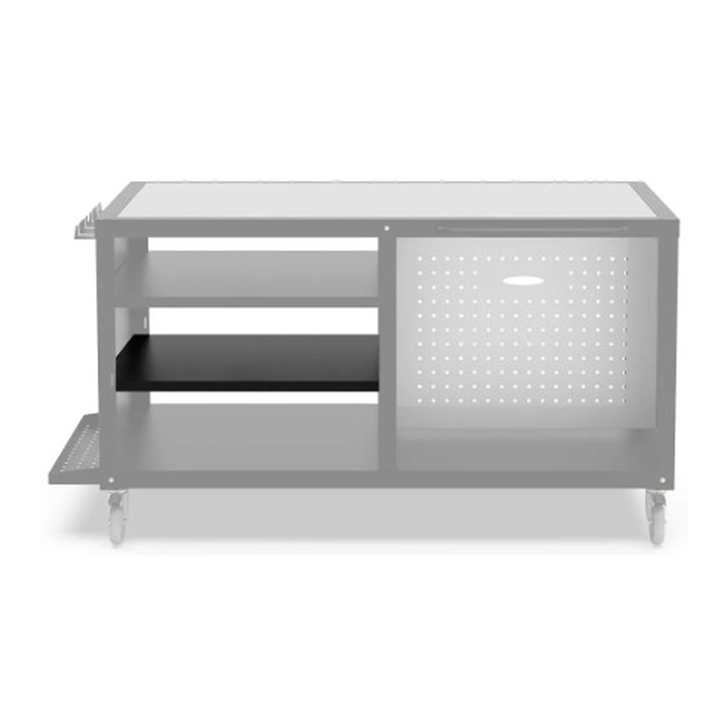 Alfa Arbeitsplatte 80x80 cm Edelstahl für Cooking Station
