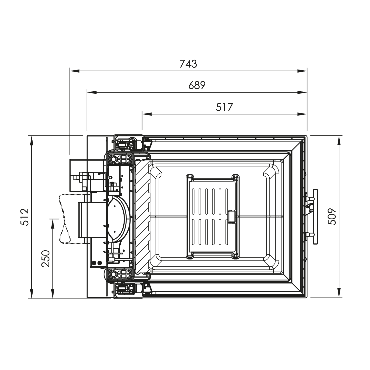 Spartherm Arte U-50h-4S Kamineinsatz RRA Ø 250 mm Spartherm Arte U-50h-4S Kamineinsatz RRA Ø 250 mm