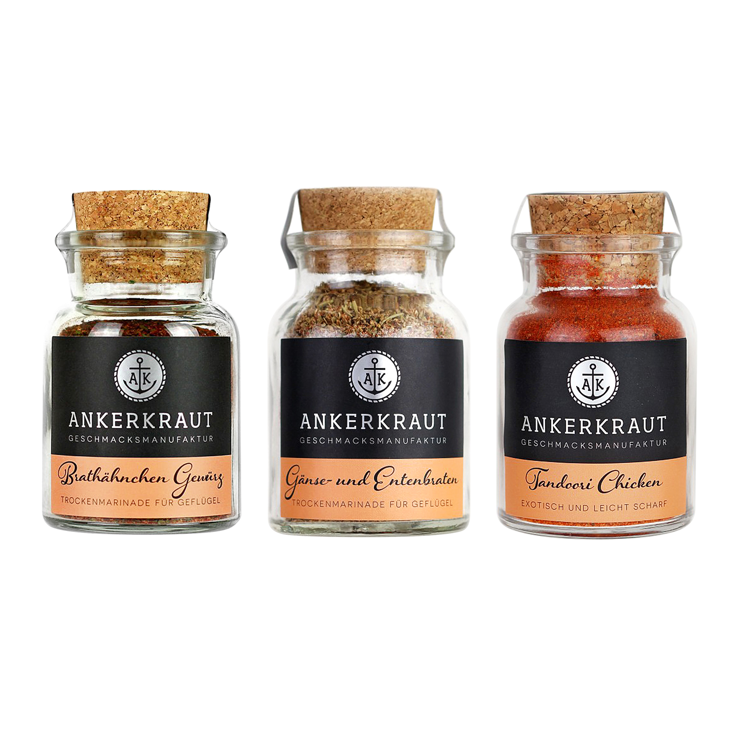 Ankerkraut Gewürzmischungen-Set Geflügel-Gewürzmischungen Ankerkraut Gewürzmischungen-Set Geflügel-Gewürzmischungen