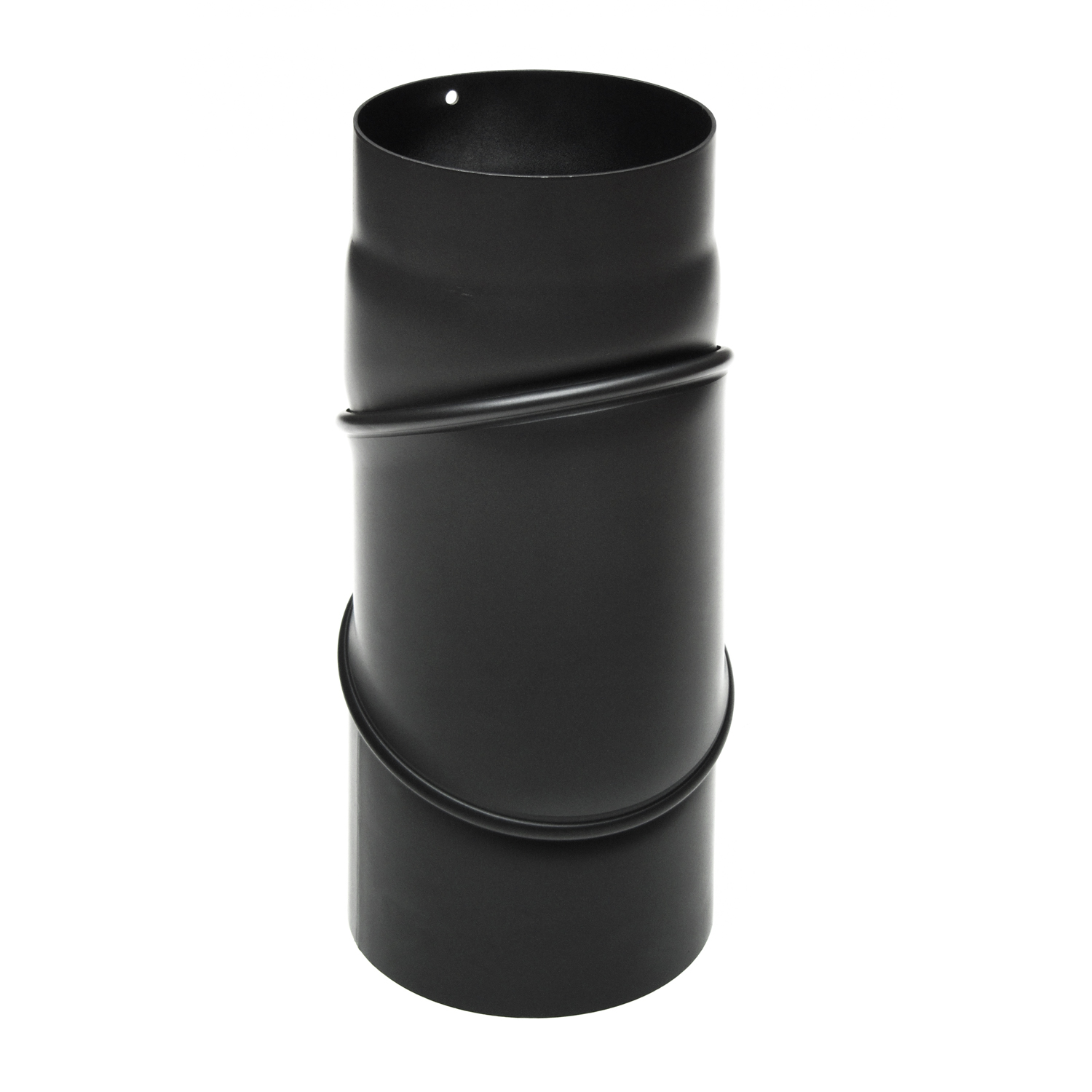 Raik Basic Rauchrohrbogen 160mm schwarz 0–90° ohne Tür für Rauchrohr / Ofenrohr