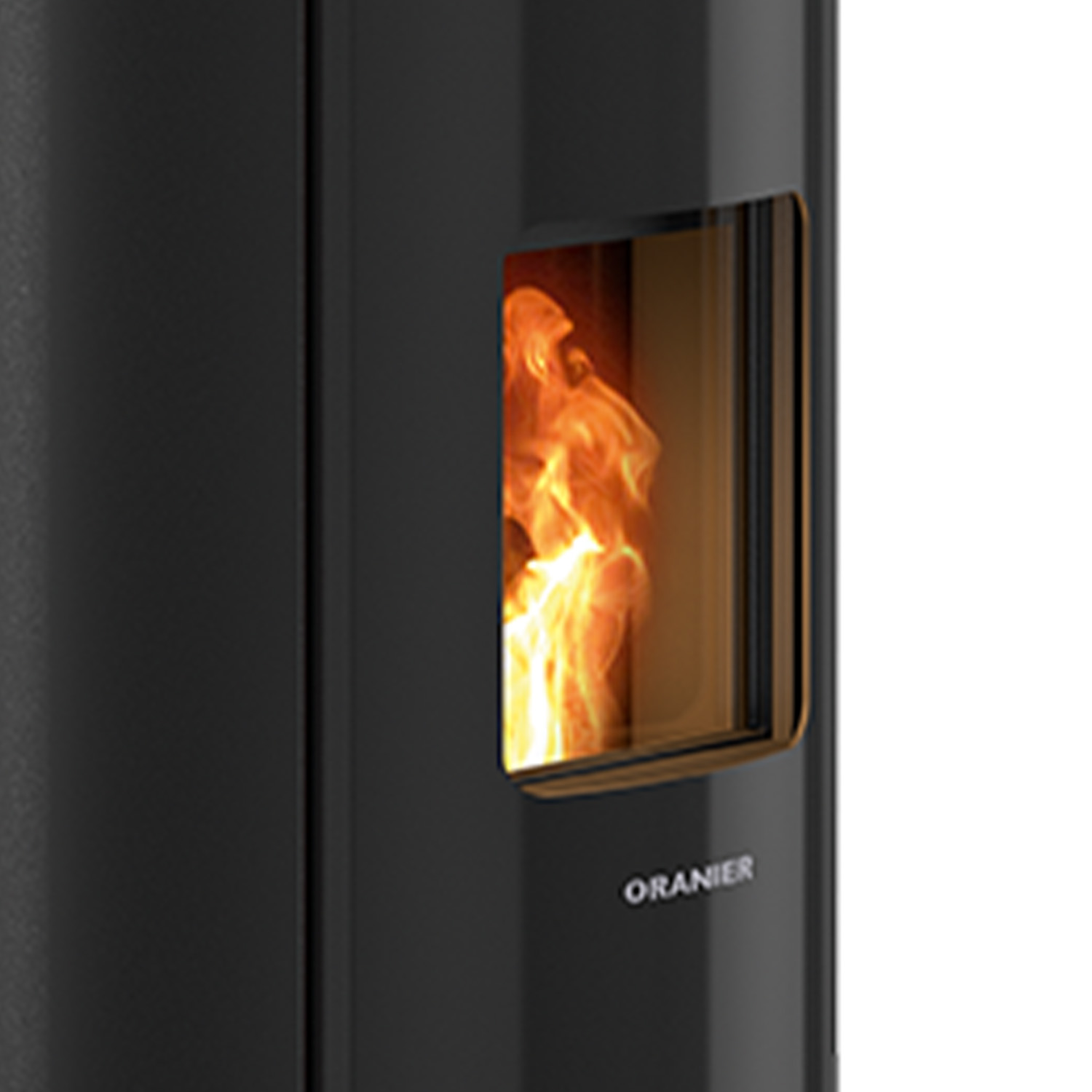 Oranier Sando 60 Pelletofen Stahl Schwarz LAS