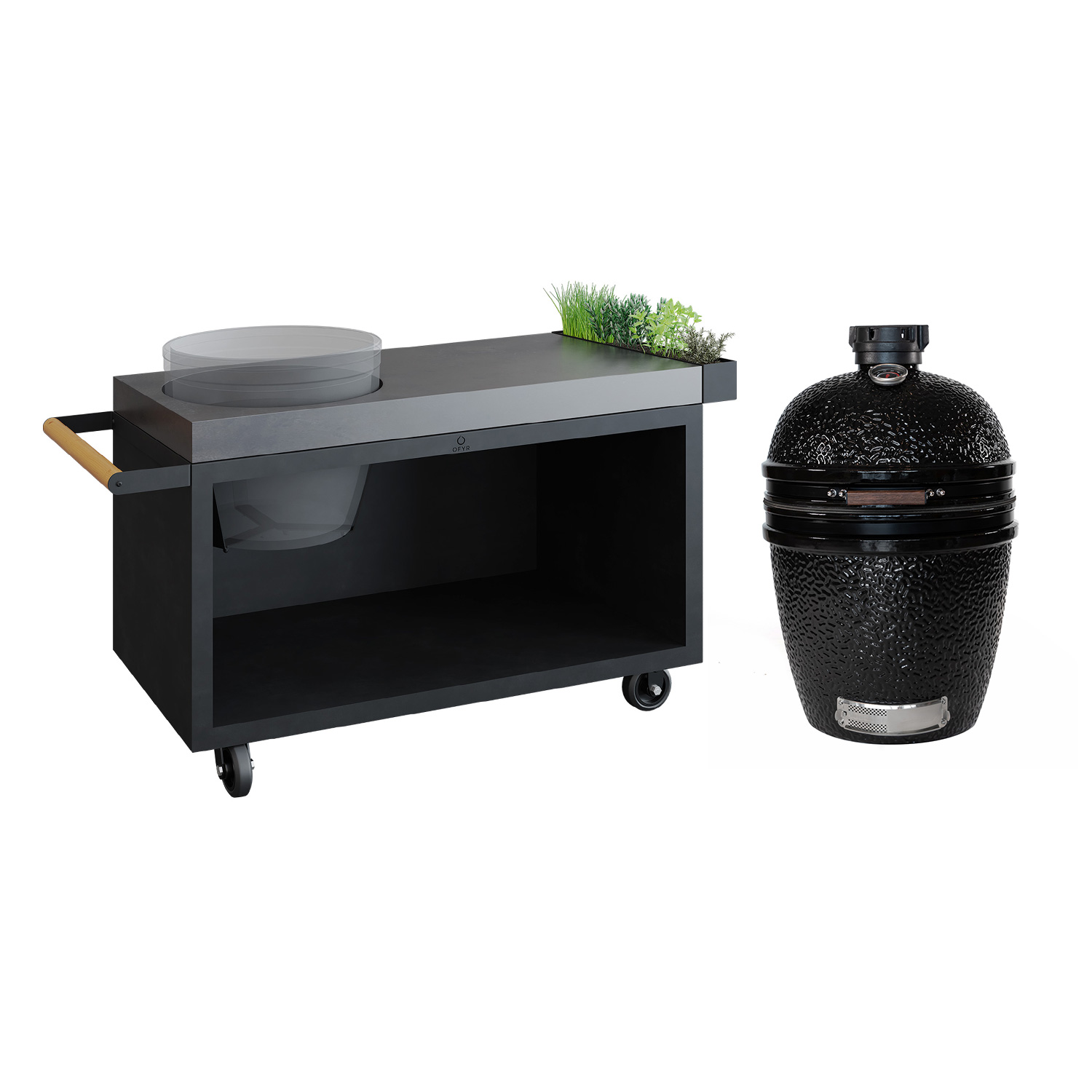 OFYR Sockel Schwarz 135 PRO Concrete für Kamado TB + The Bastard Classic Large Solo OFYR Sockel Schwarz 135 PRO Concrete für Kamado TB + The Bastard Classic Large Solo