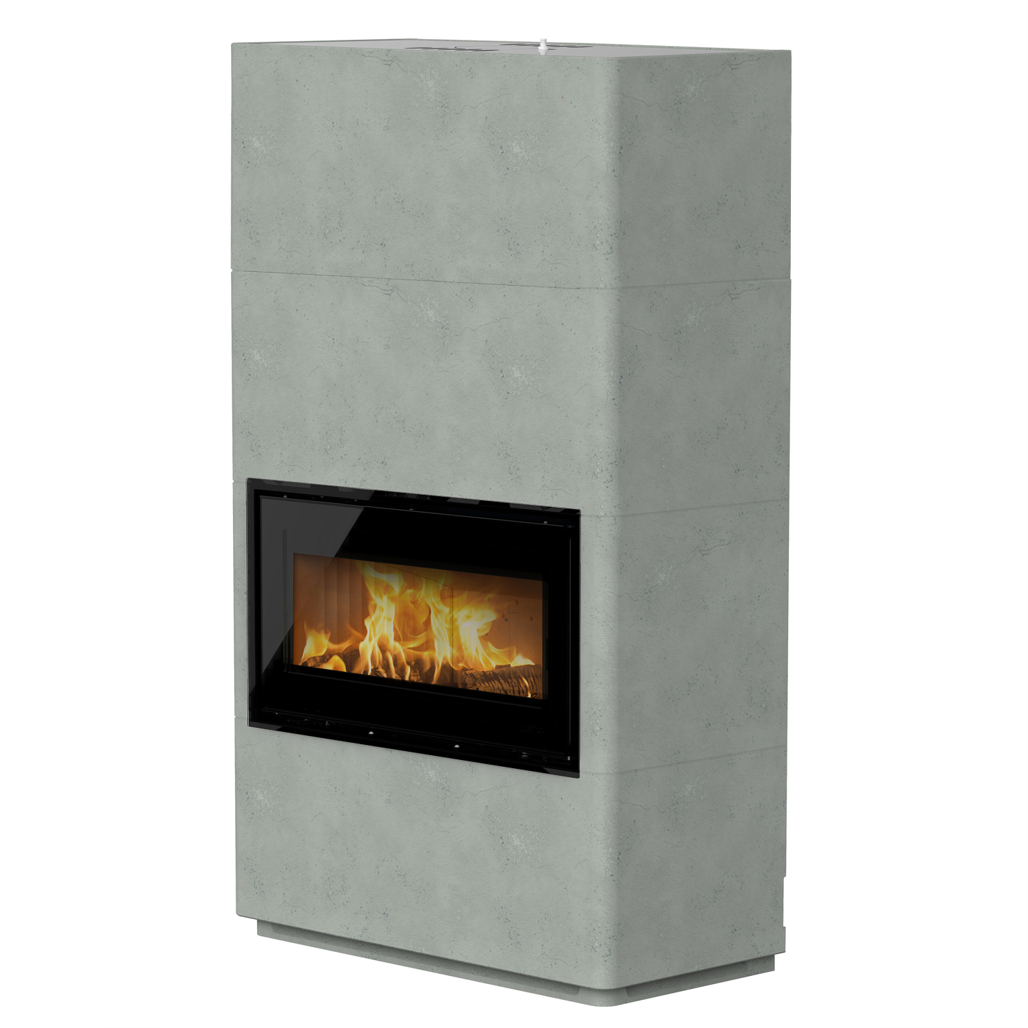 Lotus Beto 470W Plus Kaminofen Magic Tür, Topplatte Grau, Rauchabgang hinten Lotus Beto 470W Plus Kaminofen Magic Tür, Topplatte Grau, Rauchabgang hinten