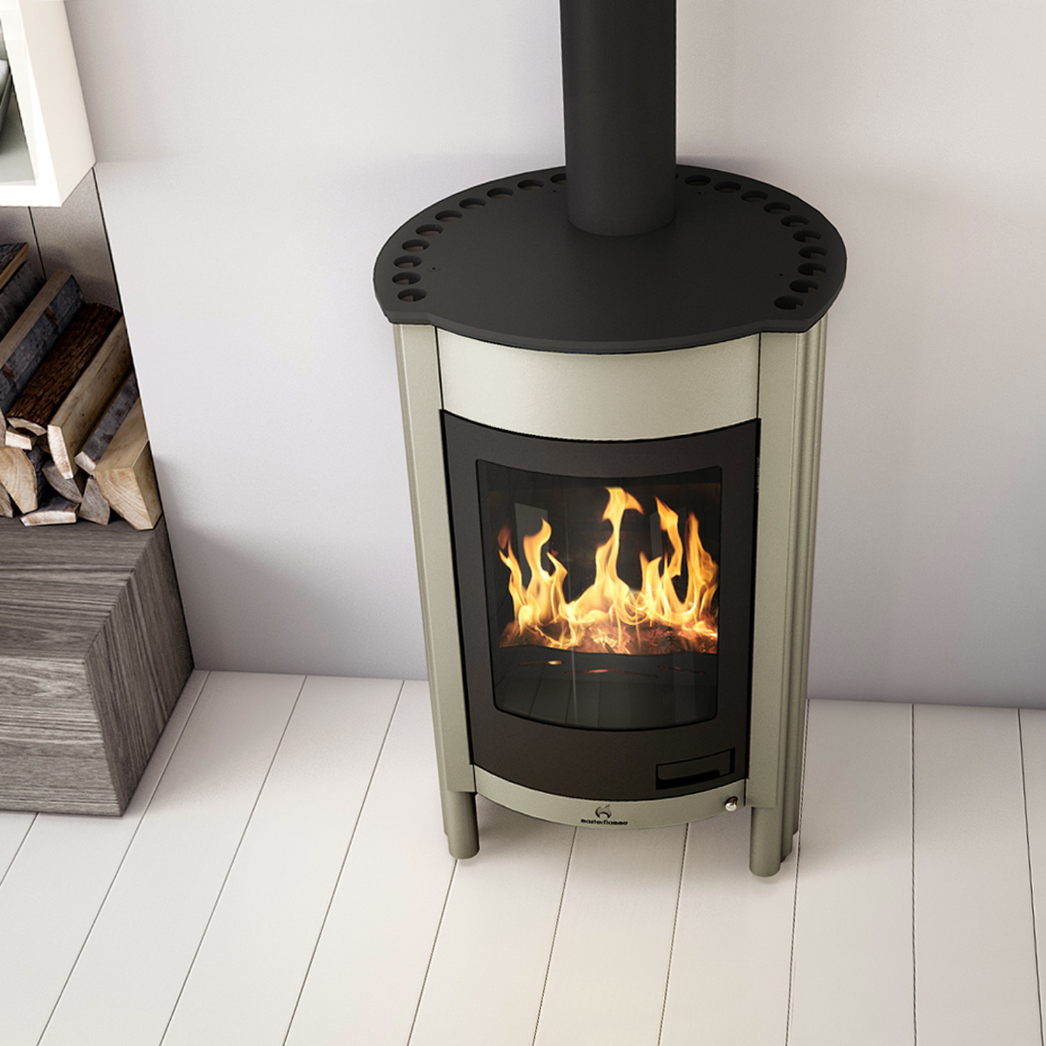 Warmluftofen Masterflamme Medie I Olive Warmluftofen Masterflamme Medie I Olive