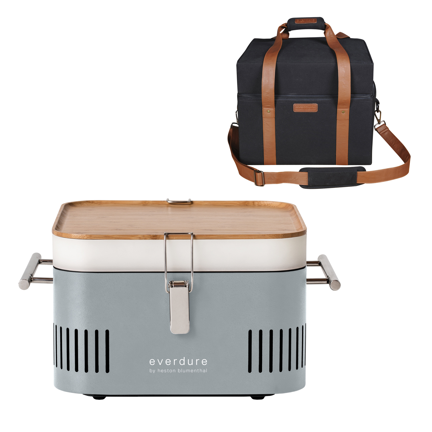 Everdure CUBE Holzkohlegrill Stone + Tragetasche