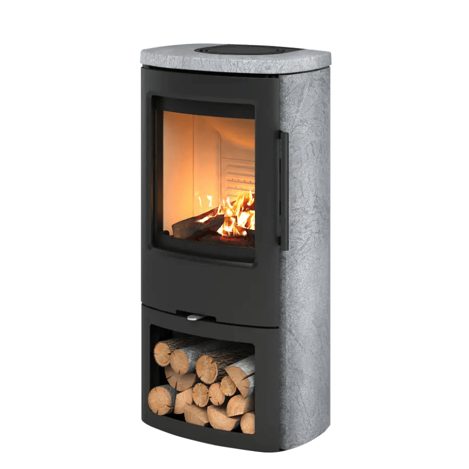 TermaTech TT44CG Kaminofen TermaStone grau