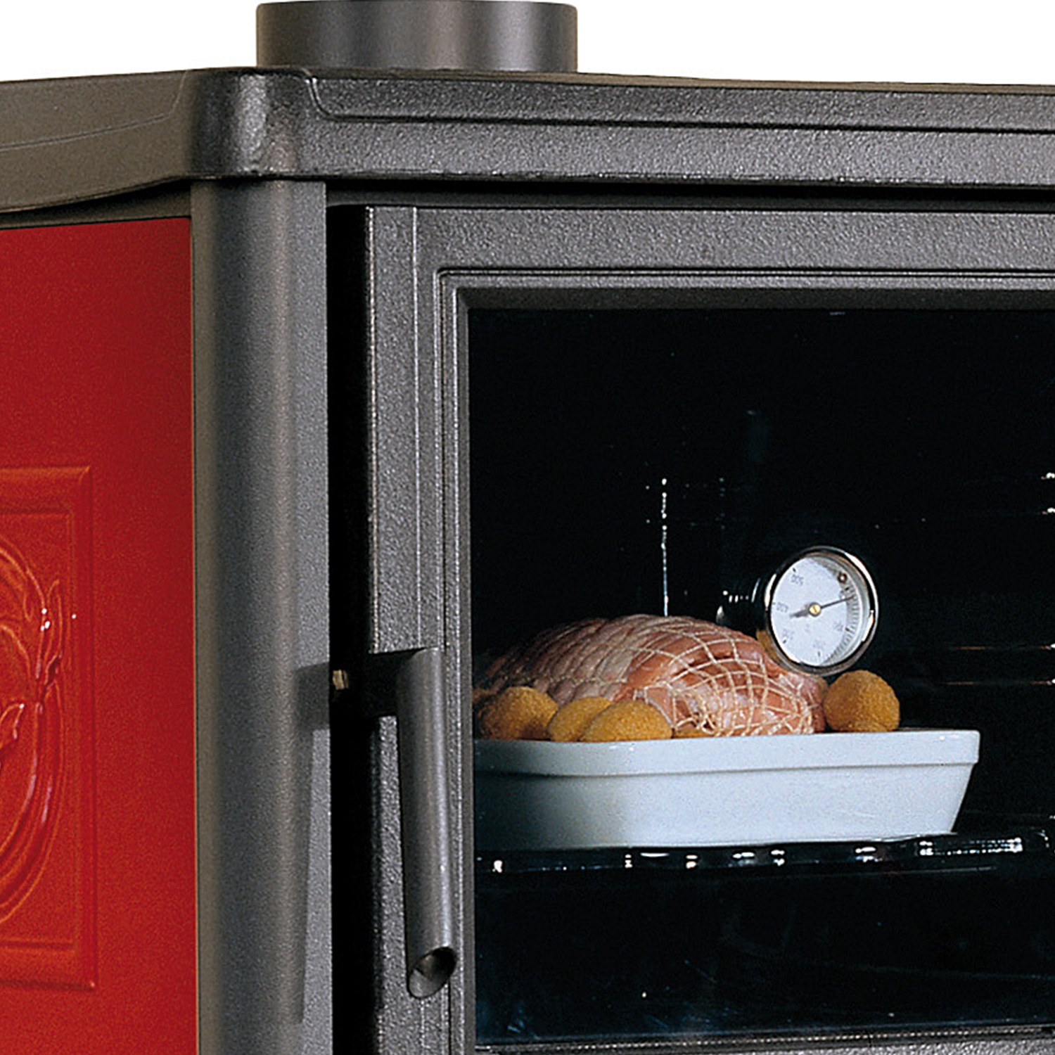 La Nordica Termorossella Plus Forno DSA 16 Wasserführender Kaminofen Liberty Bordeaux