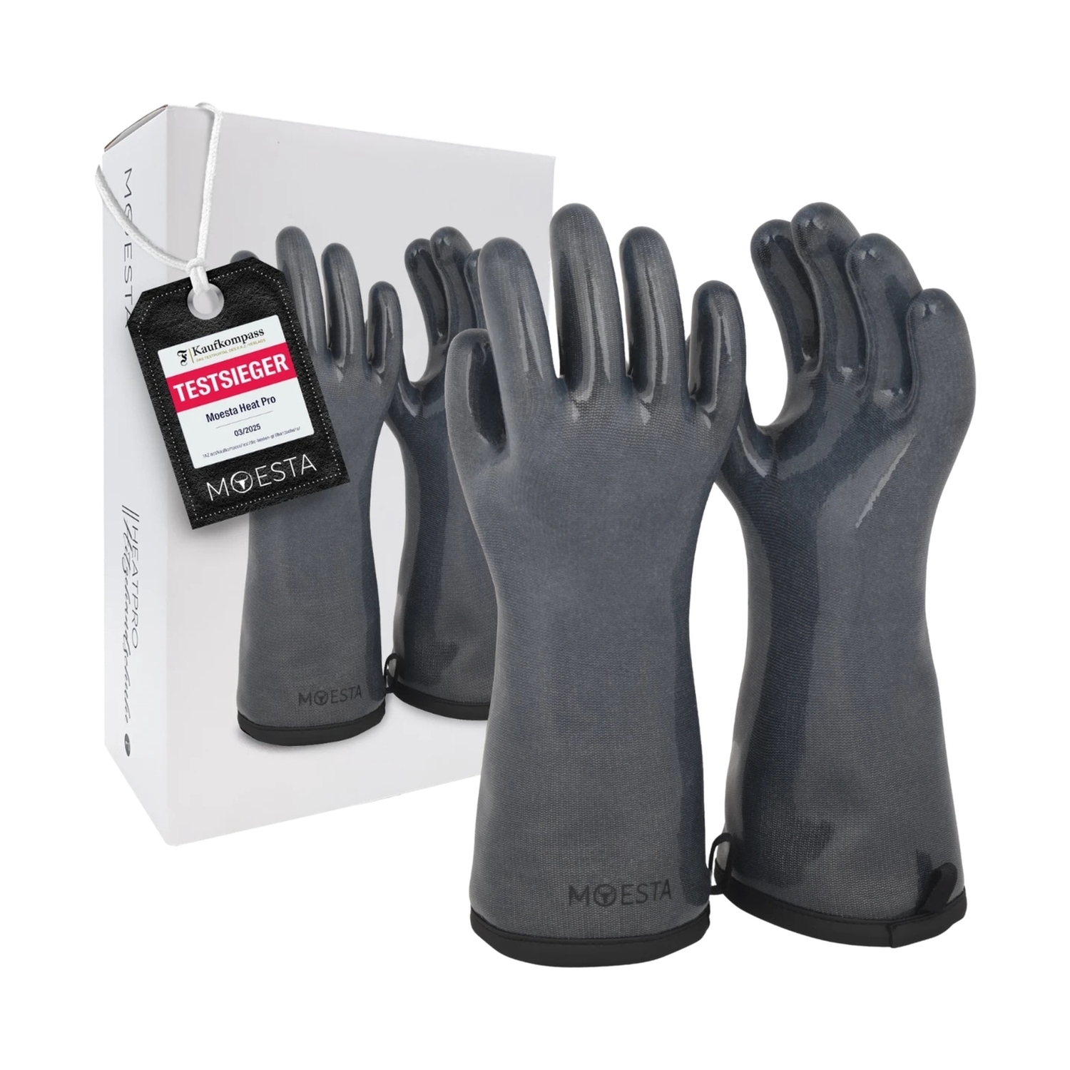 Moesta HeatPro Gloves Grillhandschuhe anthrazit (XXL)