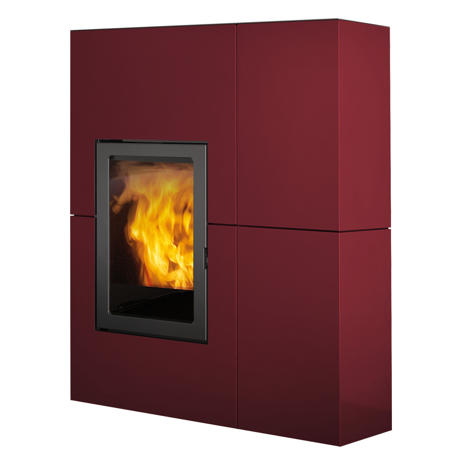 Edilkamin Blade 12++ Evo Pelletofen Stahl bordeaux